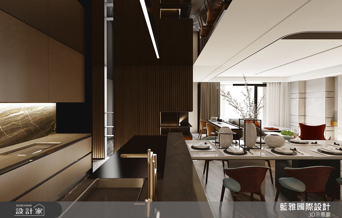 44坪新成屋(5年以下)＿現代風餐廳廚房案例圖片＿藍雅國際設計＿藍雅_42之2811