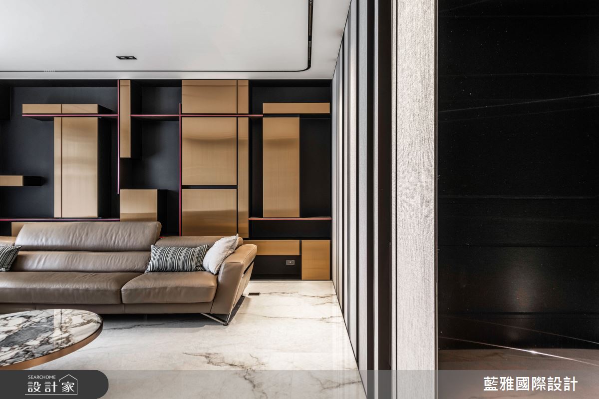 80坪新成屋(5年以下)＿現代風客廳案例圖片＿藍雅國際設計＿藍雅_45之5
