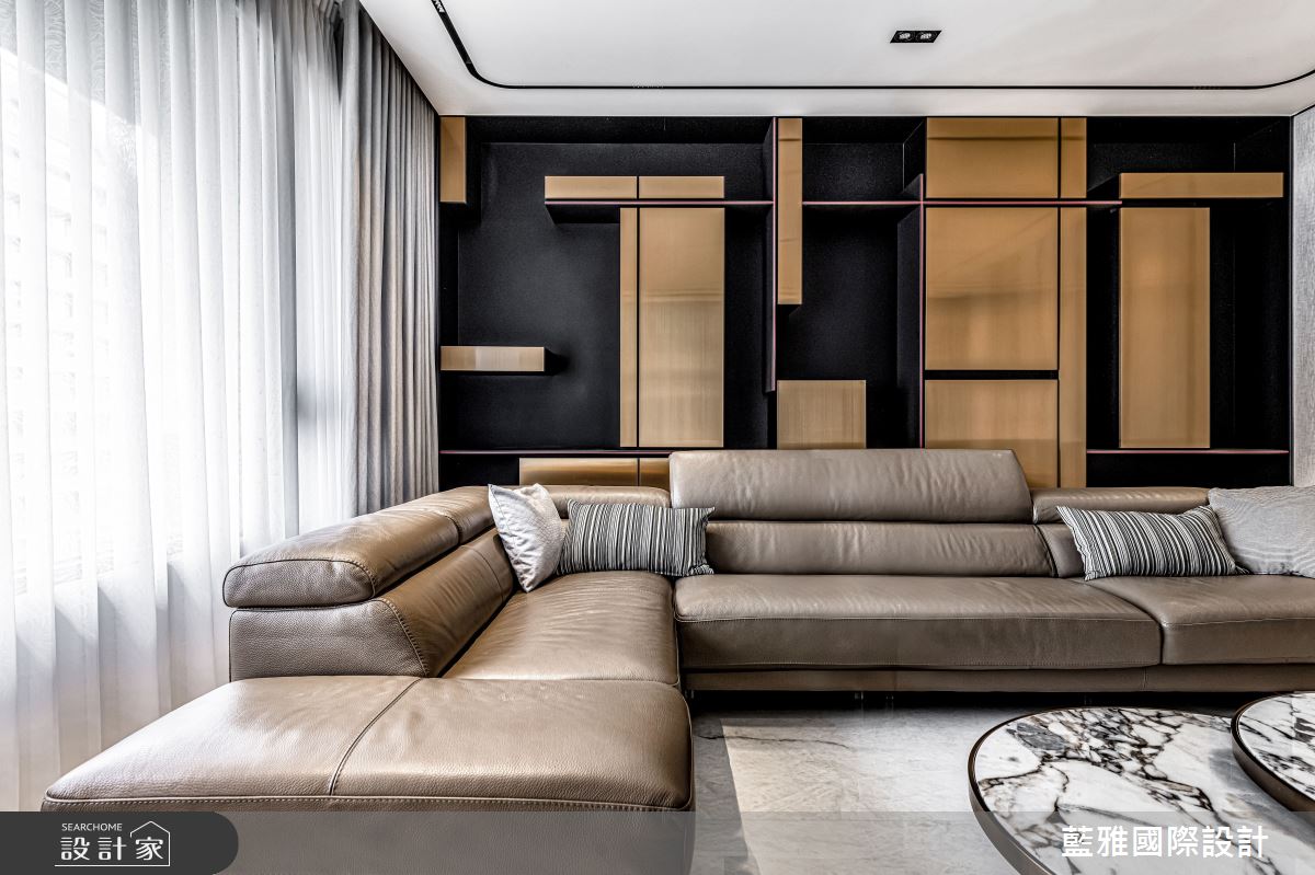 80坪新成屋(5年以下)＿現代風客廳案例圖片＿藍雅國際設計＿藍雅_45之6