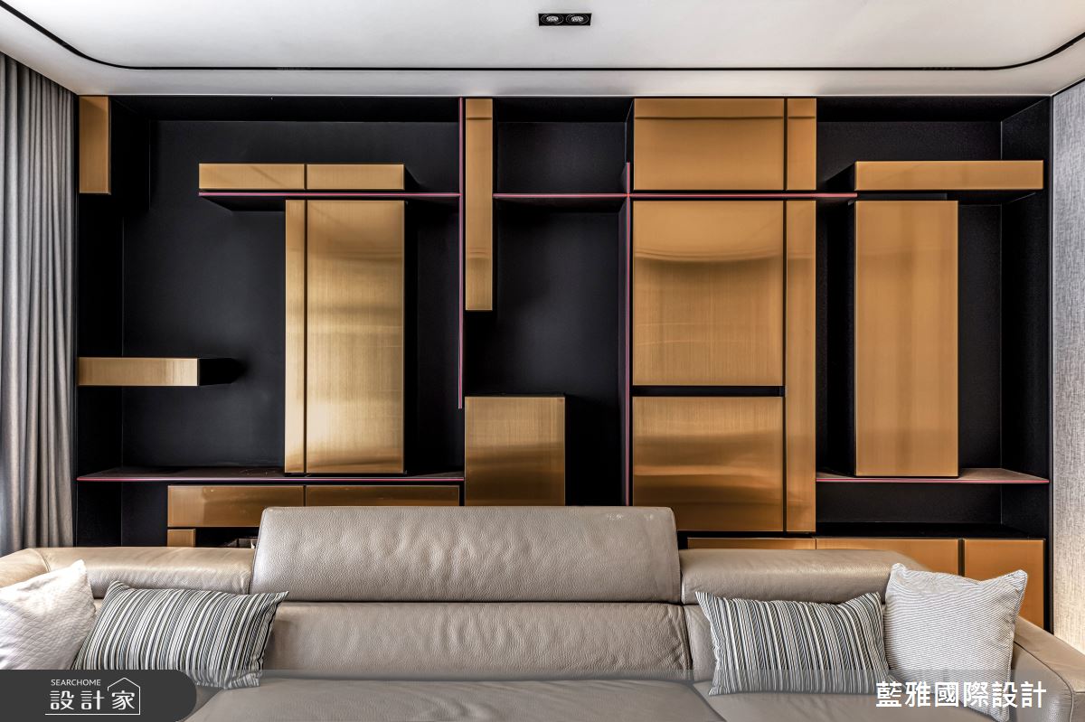 80坪新成屋(5年以下)＿現代風客廳案例圖片＿藍雅國際設計＿藍雅_45之8