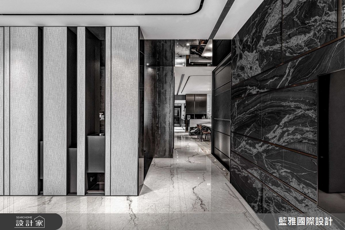 80坪新成屋(5年以下)＿現代風客廳走廊案例圖片＿藍雅國際設計＿藍雅_45之15