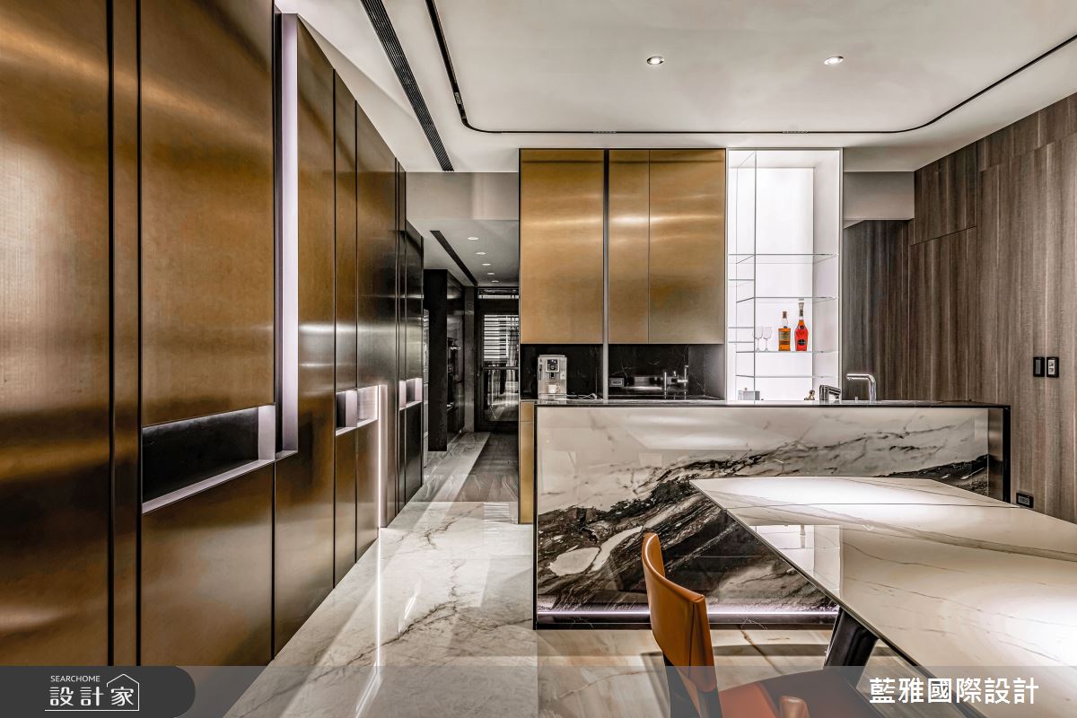 80坪新成屋(5年以下)＿現代風餐廳吧檯案例圖片＿藍雅國際設計＿藍雅_45之19