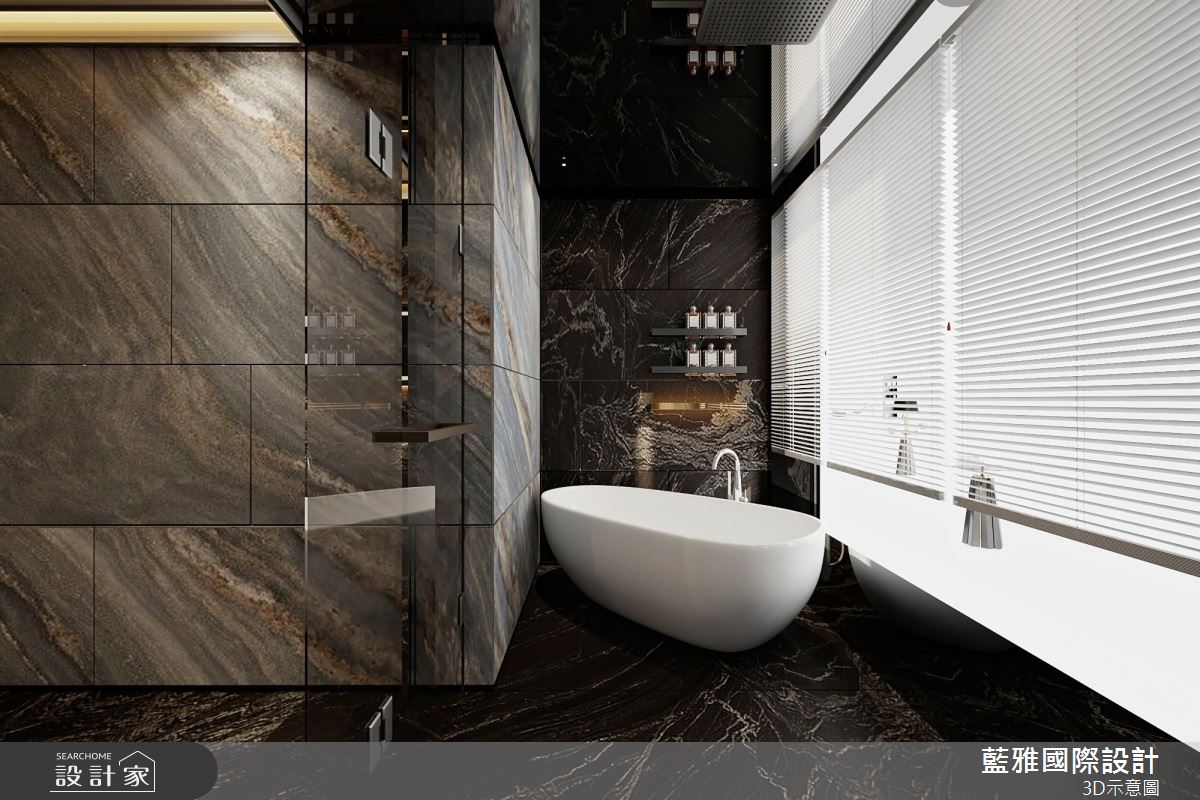 100坪新成屋(5年以下)＿現代風浴室案例圖片＿藍雅國際設計＿藍雅_港都之峰之11