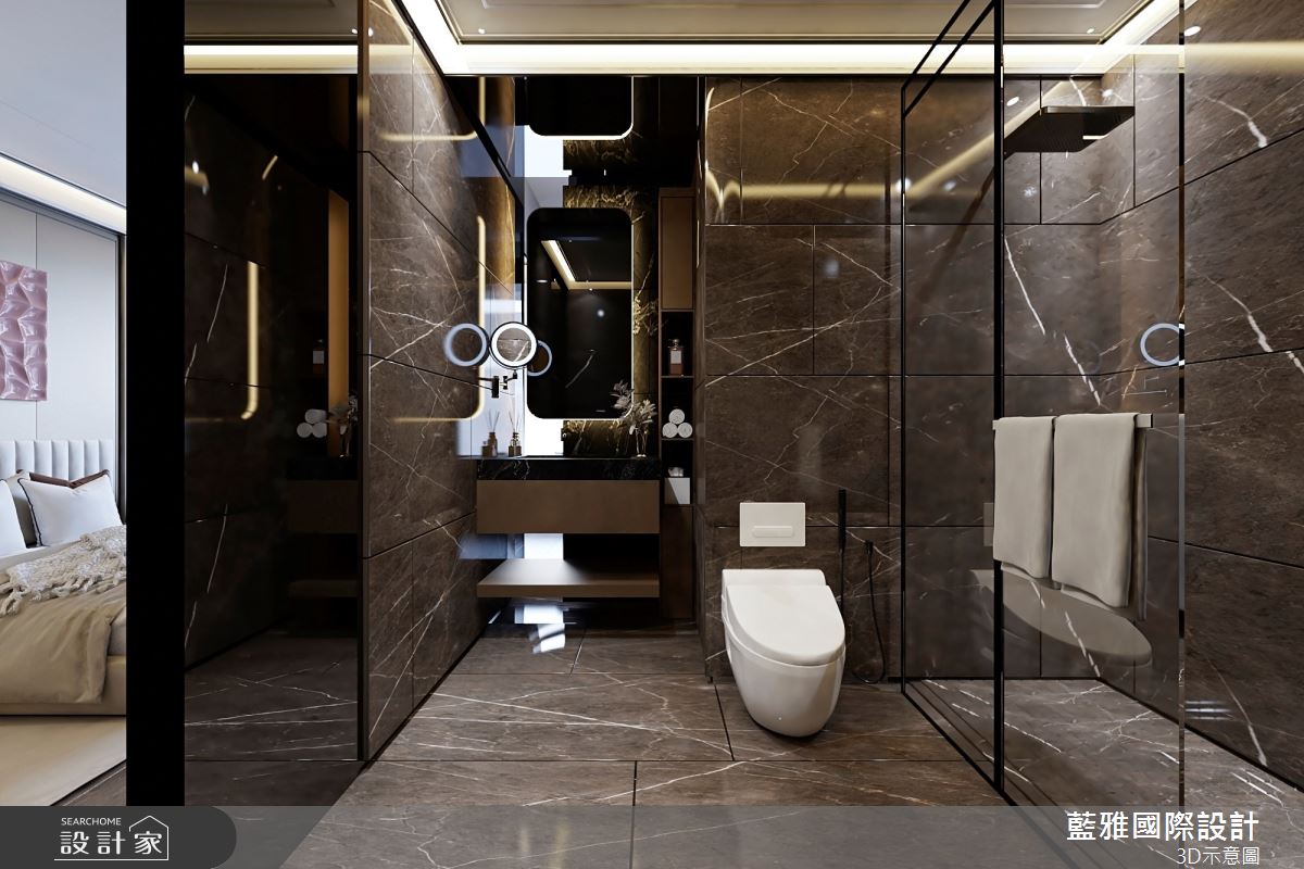 100坪新成屋(5年以下)＿現代風浴室案例圖片＿藍雅國際設計＿藍雅_港都之峰之14