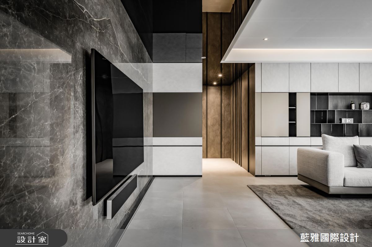 75坪毛胚屋＿現代輕奢風客廳案例圖片＿藍雅國際設計＿藍雅_靜逸之居之6