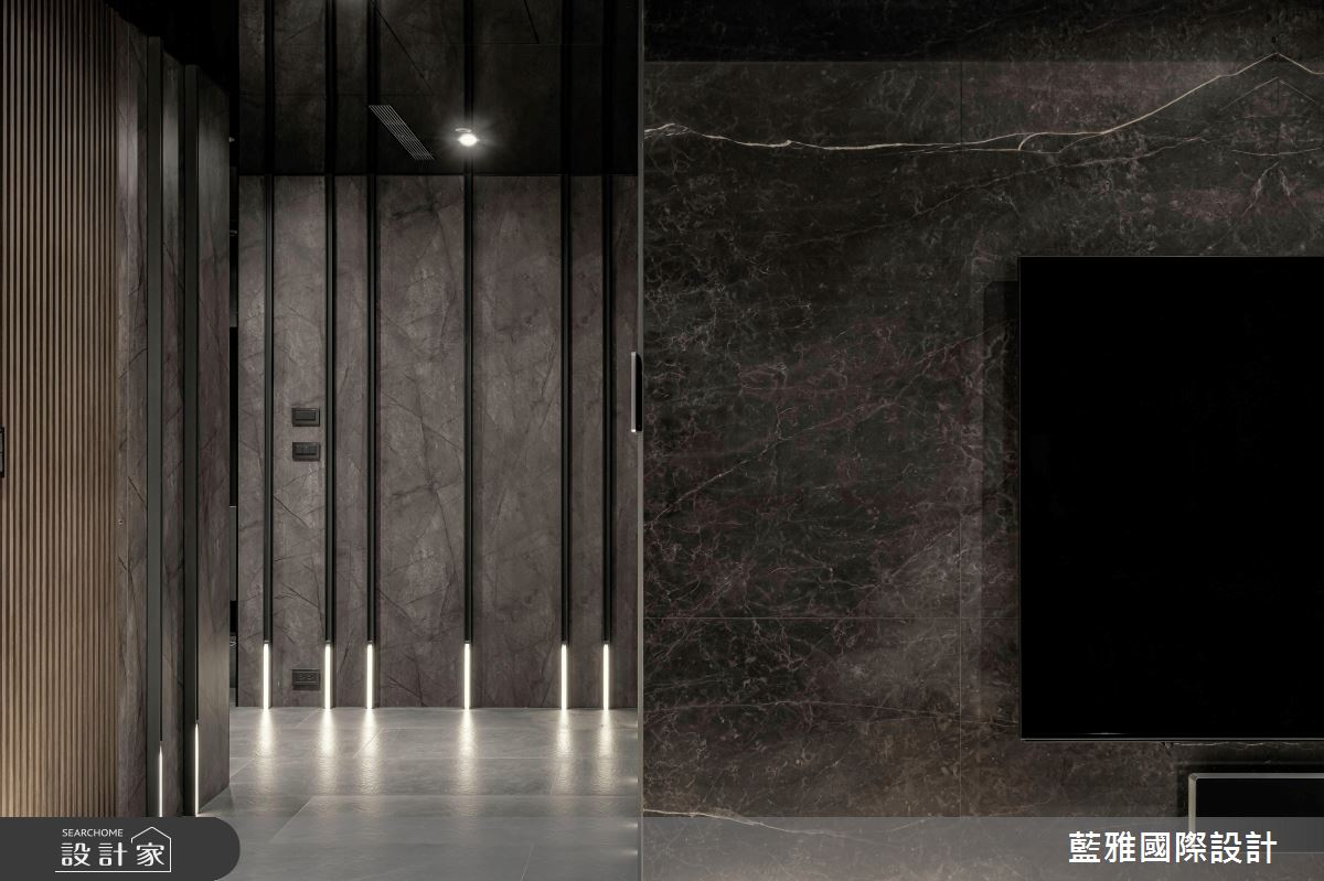 75坪毛胚屋＿現代輕奢風玄關客廳案例圖片＿藍雅國際設計＿藍雅_靜逸之居之3