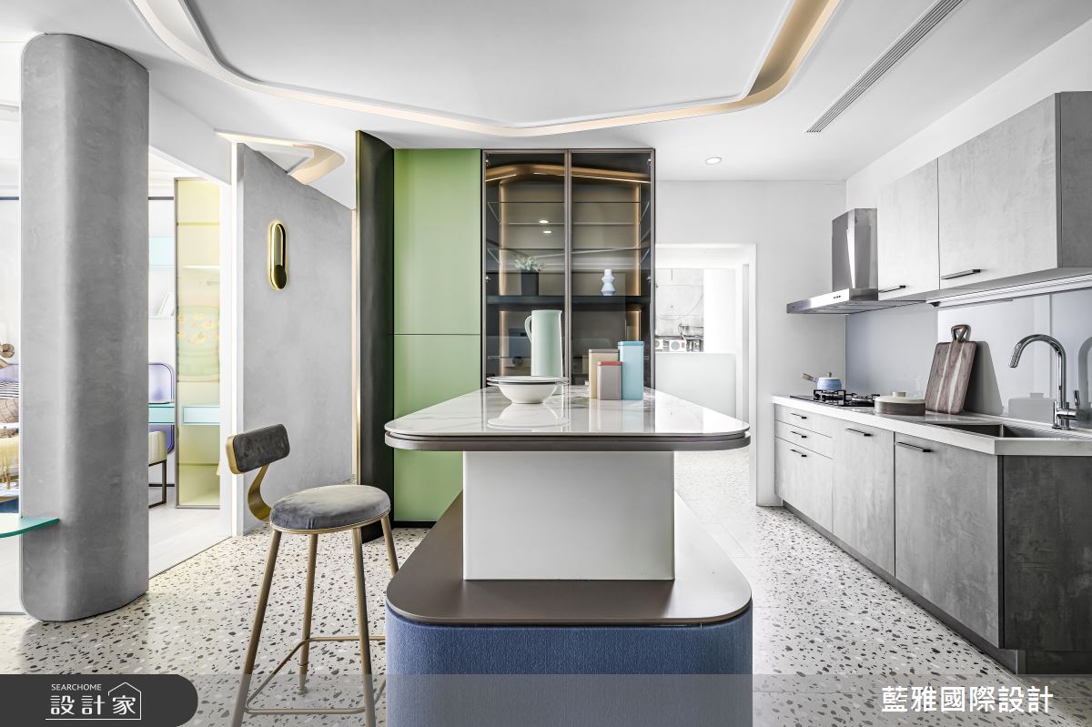 27坪預售屋＿混搭風廚房案例圖片＿藍雅國際設計＿藍雅_冬慶之歌-2之3