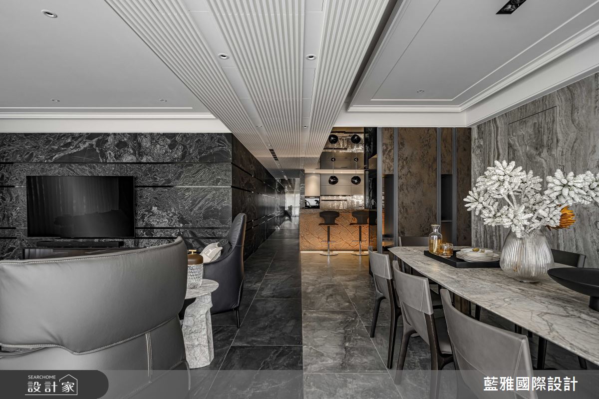 68坪新成屋(5年以下)＿飯店風客廳餐廳案例圖片＿藍雅國際設計＿藍雅_石尚峰華之5