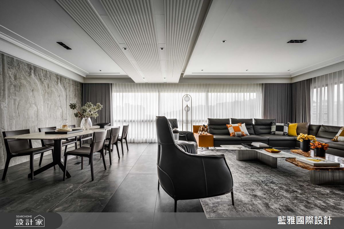 68坪新成屋(5年以下)＿飯店風客廳餐廳案例圖片＿藍雅國際設計＿藍雅_石尚峰華之10