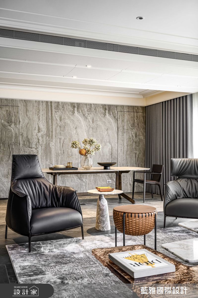 68坪新成屋(5年以下)＿飯店風客廳餐廳案例圖片＿藍雅國際設計＿藍雅_石尚峰華之16