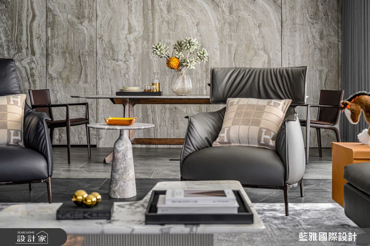 68坪新成屋(5年以下)＿飯店風客廳案例圖片＿藍雅國際設計＿藍雅_石尚峰華之25