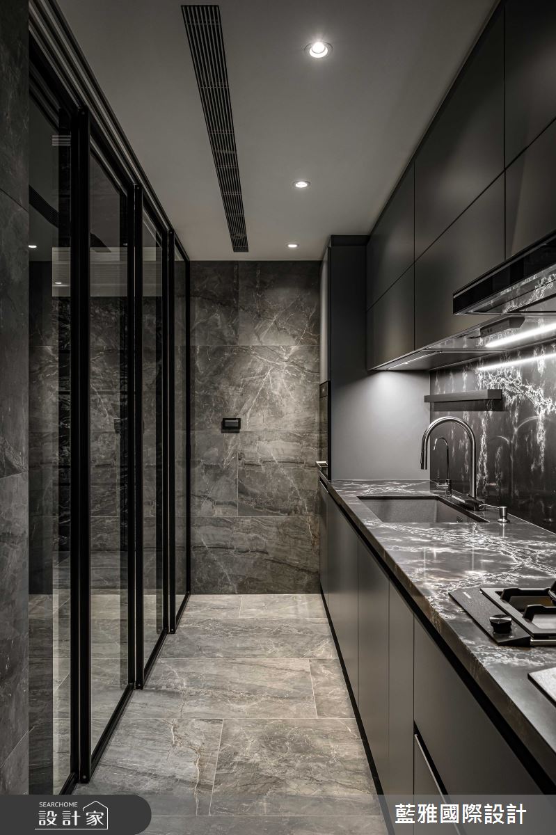 68坪新成屋(5年以下)＿飯店風廚房案例圖片＿藍雅國際設計＿藍雅_石尚峰華之33