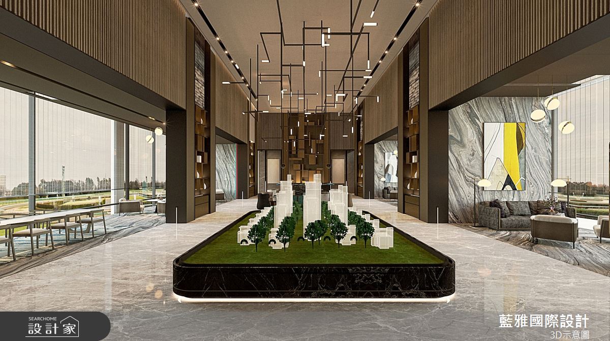206坪＿輕奢華風商業空間案例圖片＿藍雅國際設計＿藍雅_華宇地產濱湖售中心之2