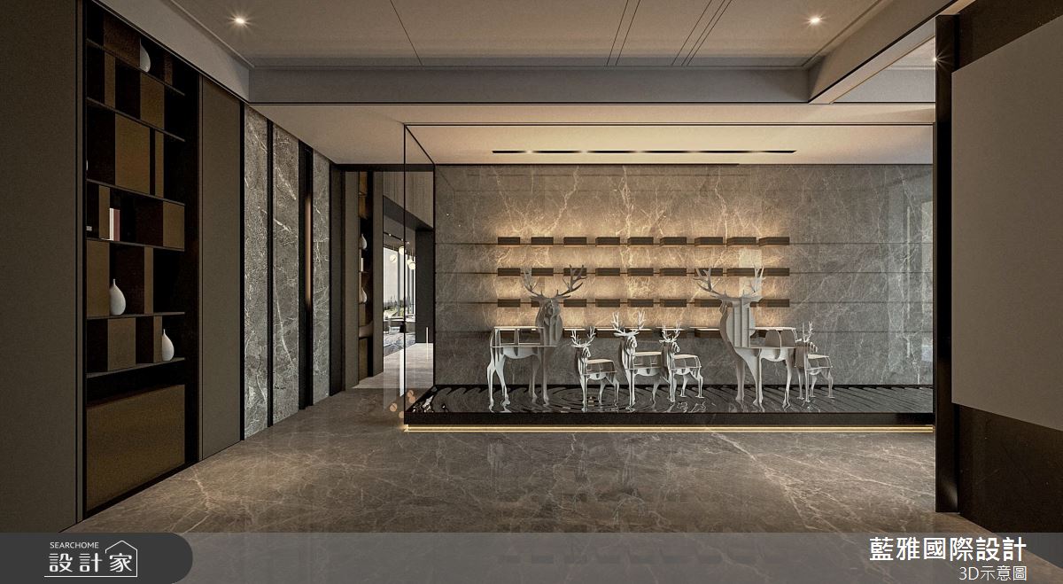 206坪＿輕奢華風商業空間案例圖片＿藍雅國際設計＿藍雅_華宇地產濱湖售中心之8