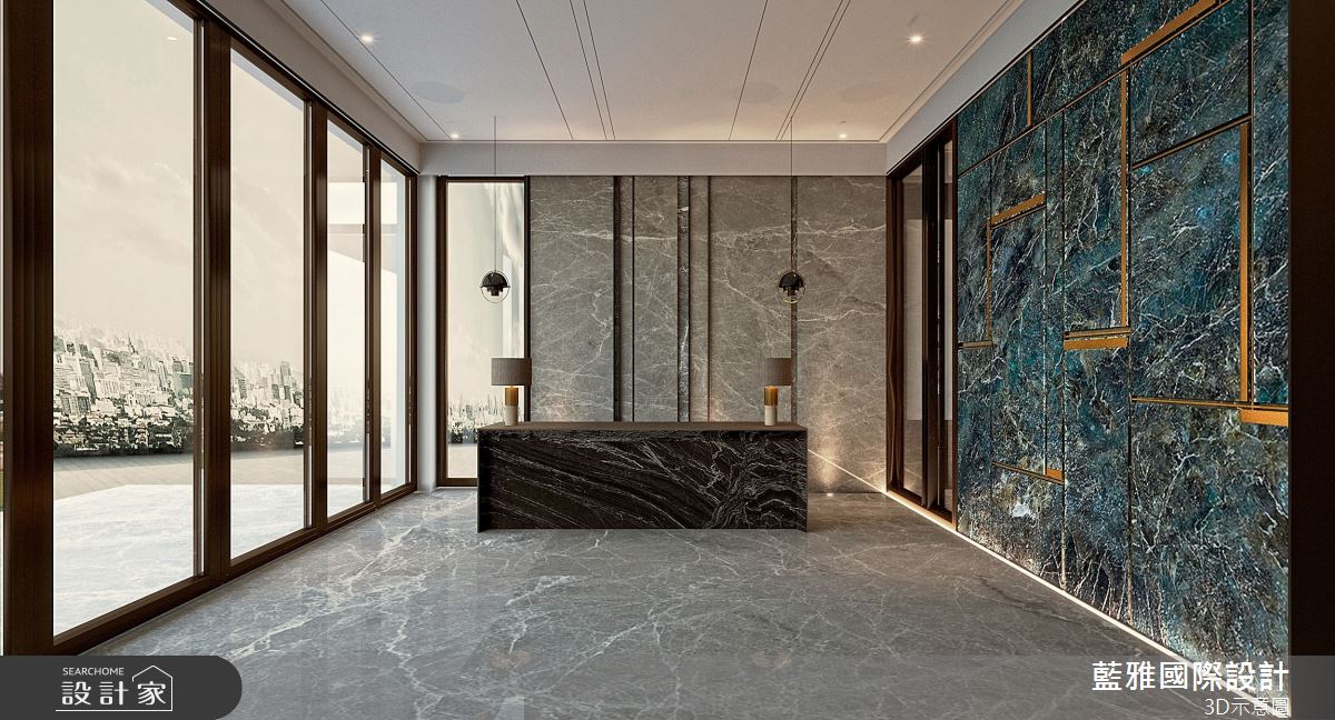 206坪＿輕奢華風商業空間案例圖片＿藍雅國際設計＿藍雅_華宇地產濱湖售中心之11