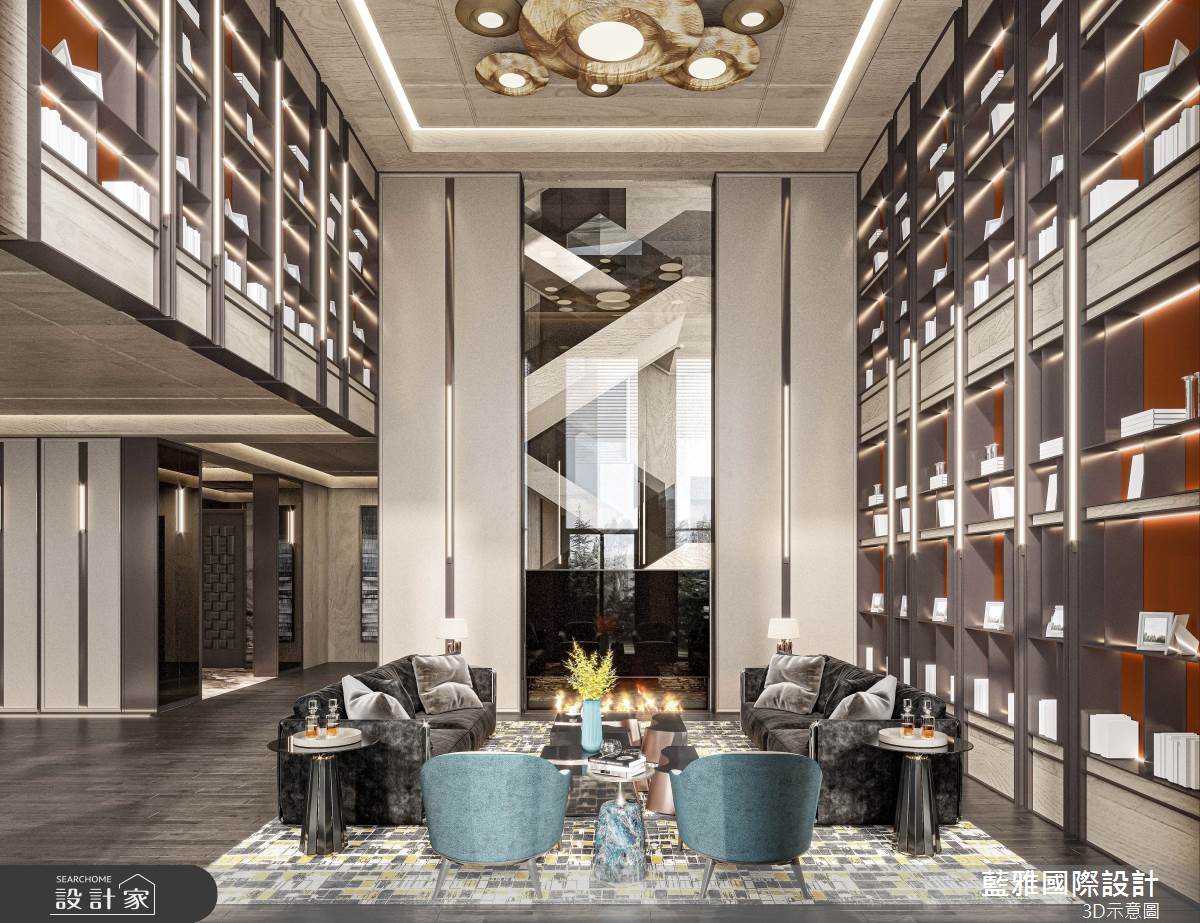357坪毛胚屋＿奢華風客廳案例圖片＿藍雅國際設計＿藍雅_大野別也之5