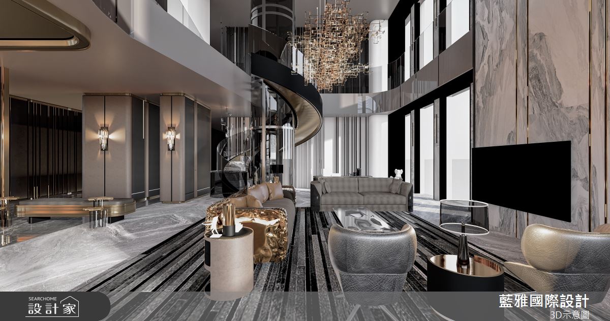 200坪新成屋(5年以下)＿現代奢華風商業空間案例圖片＿藍雅國際設計＿藍雅_傳世 Translation之5