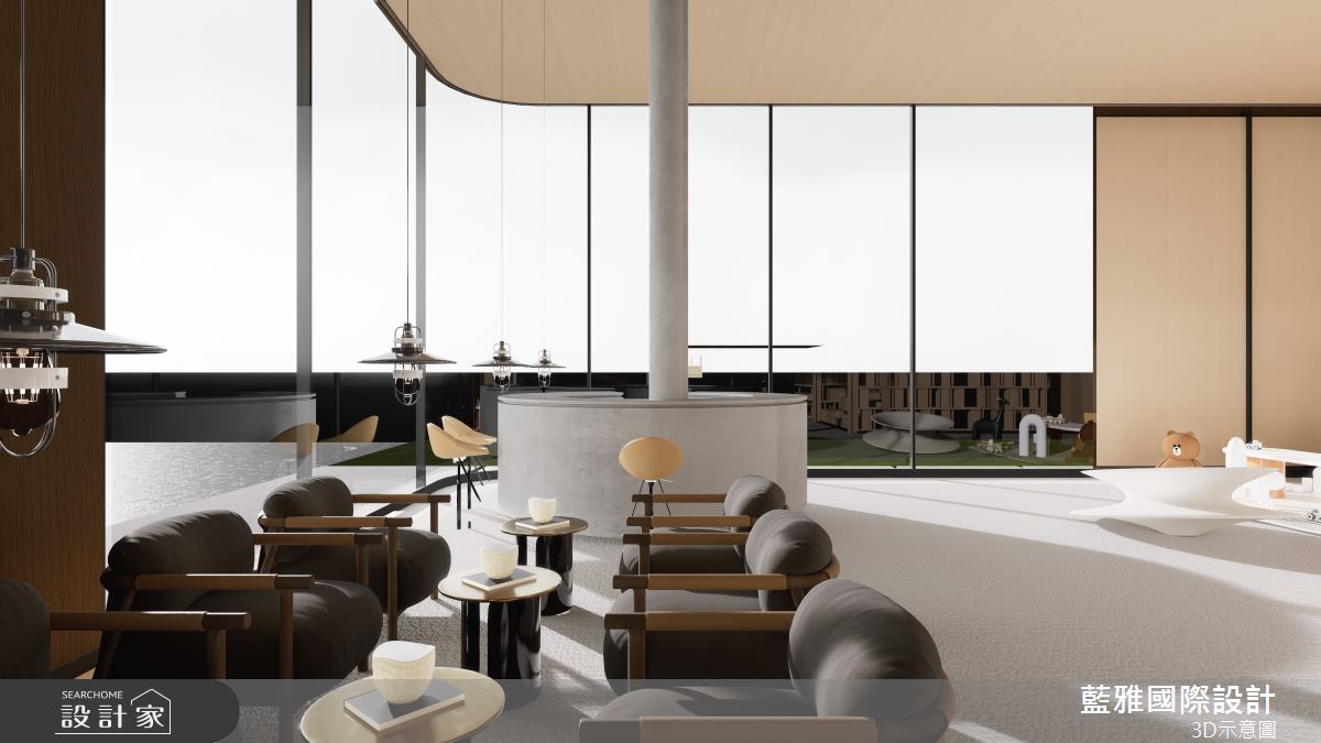 385坪＿現代風商業空間案例圖片＿藍雅國際設計＿藍雅_鴻築捷市閱接待中心之23