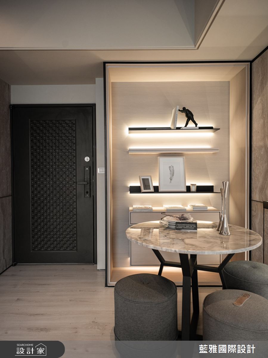 38坪新成屋(5年以下)＿現代人文風玄關餐廳案例圖片＿藍雅國際設計＿藍雅_開朗和合之7