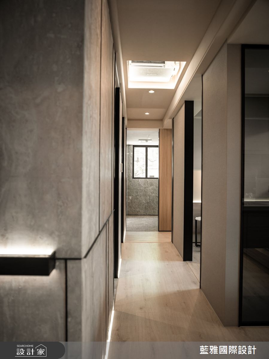 38坪新成屋(5年以下)＿現代人文風走廊案例圖片＿藍雅國際設計＿藍雅_開朗和合之11