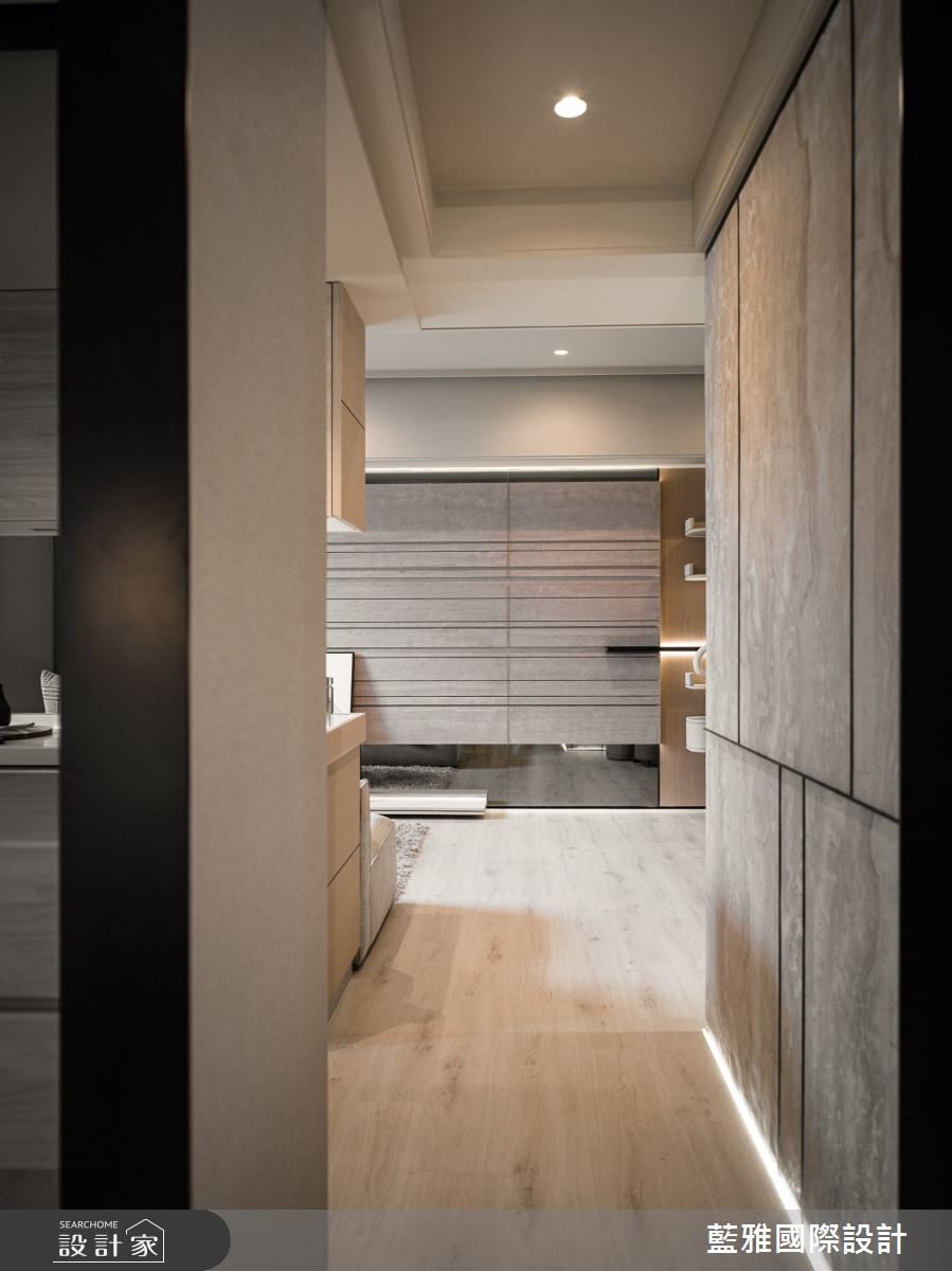 38坪新成屋(5年以下)＿現代人文風客廳走廊案例圖片＿藍雅國際設計＿藍雅_開朗和合之2