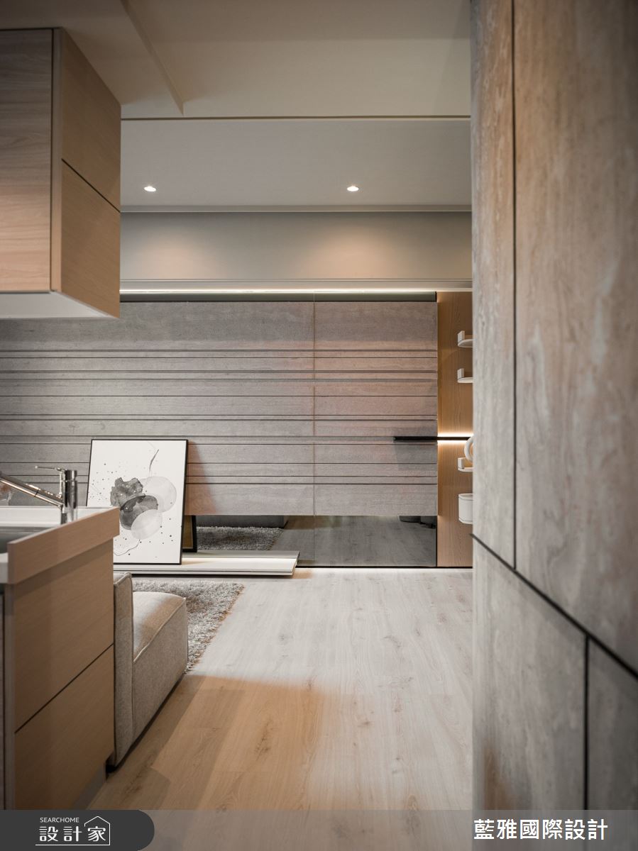 38坪新成屋(5年以下)＿現代人文風客廳走廊案例圖片＿藍雅國際設計＿藍雅_開朗和合之12