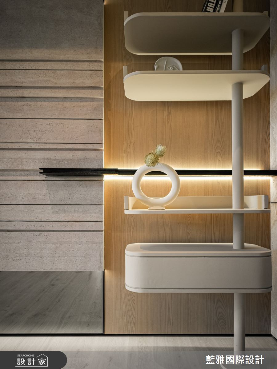 38坪新成屋(5年以下)＿現代人文風玄關案例圖片＿藍雅國際設計＿藍雅_開朗和合之9