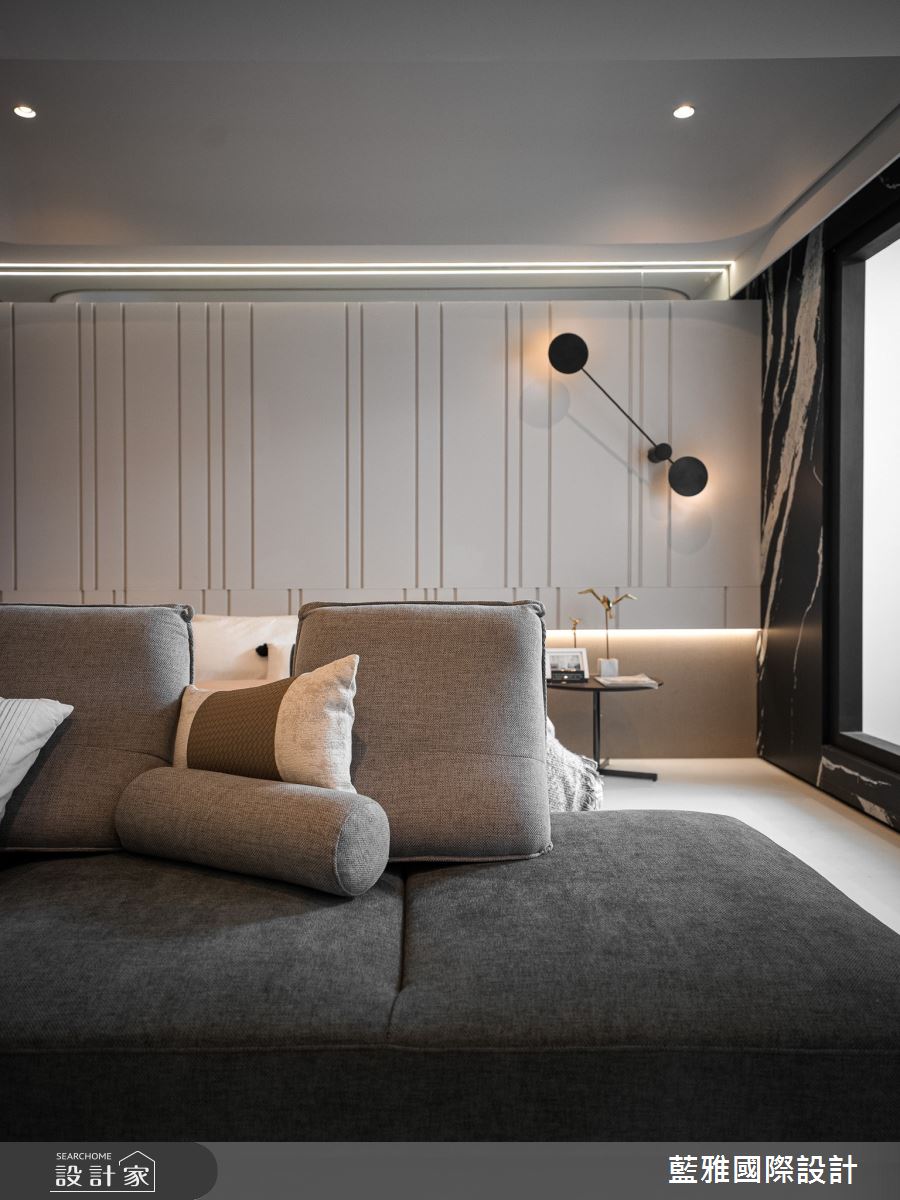 28坪新成屋(5年以下)＿現代前衛風客廳案例圖片＿藍雅國際設計＿藍雅_開朗雅白之18