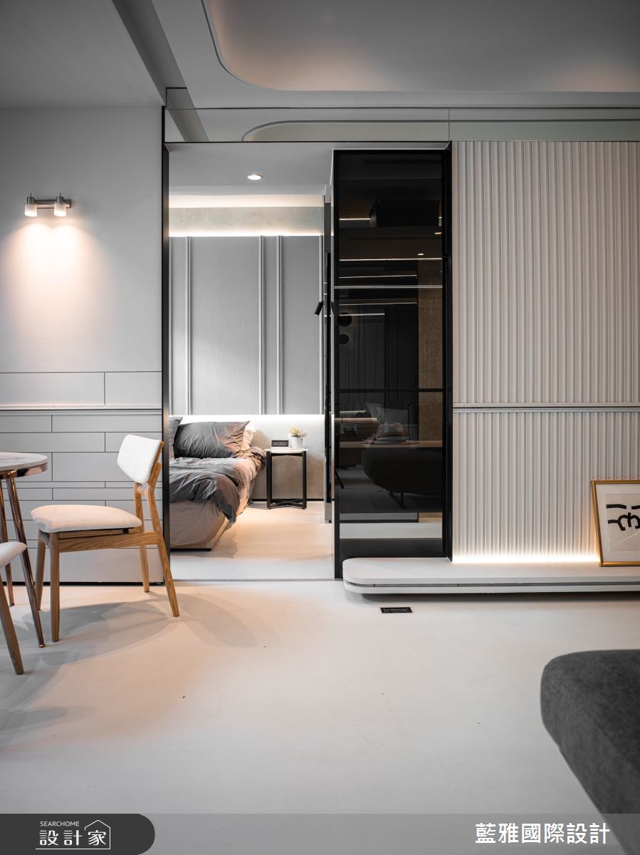 28坪新成屋(5年以下)＿現代前衛風客廳餐廳案例圖片＿藍雅國際設計＿藍雅_開朗雅白之4