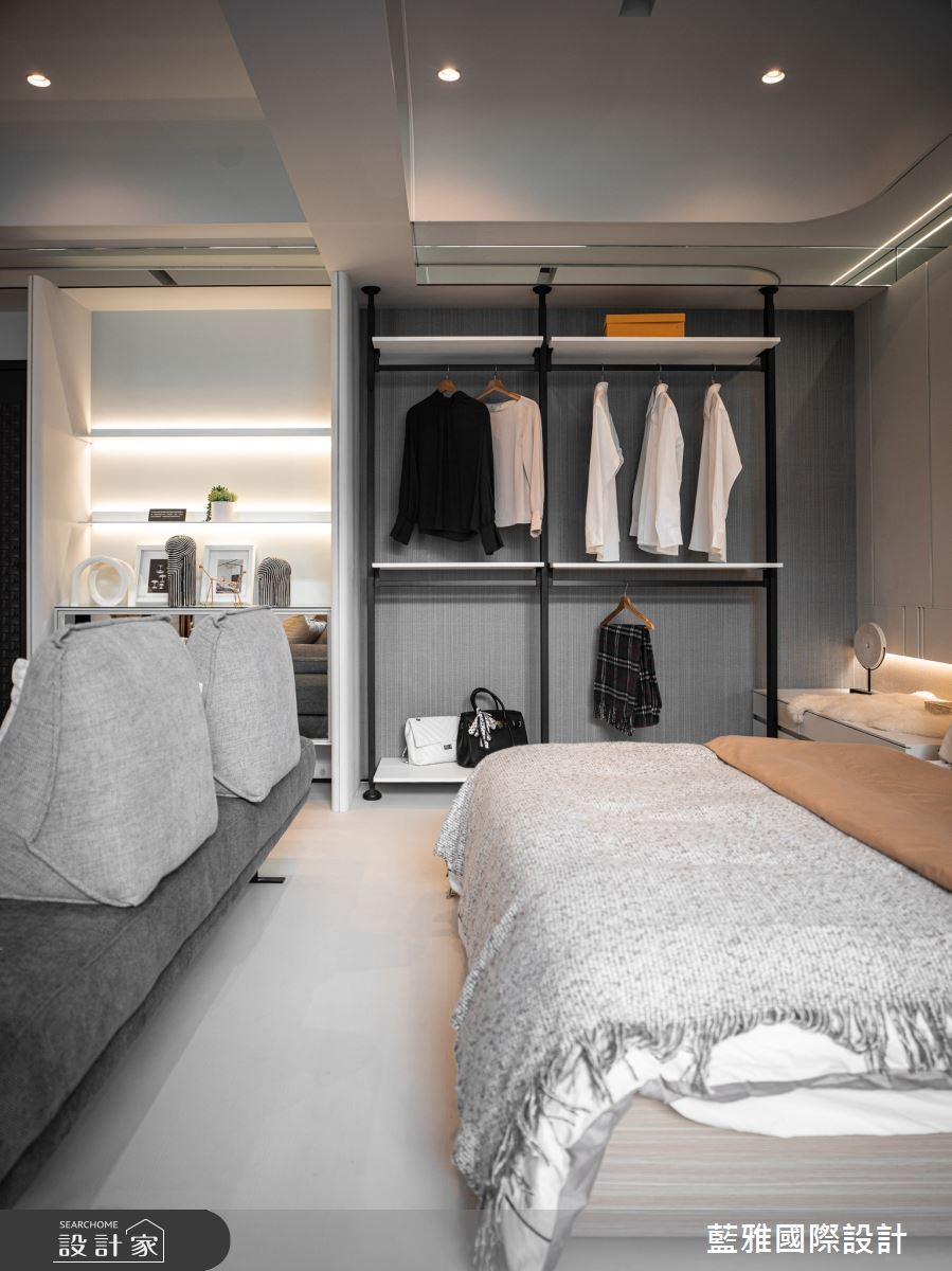 28坪新成屋(5年以下)＿現代前衛風臥室案例圖片＿藍雅國際設計＿藍雅_開朗雅白之9