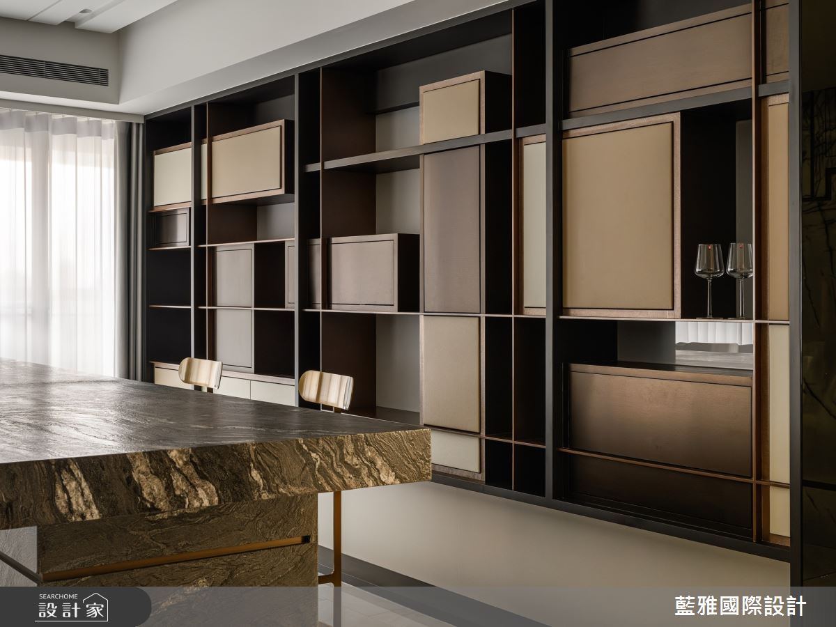 120坪毛胚屋＿混搭風書房案例圖片＿藍雅國際設計＿藍雅_幾何樂章之10