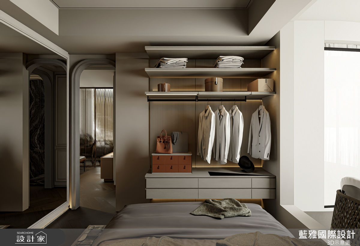 38坪新成屋(5年以下)＿現代風臥室案例圖片＿藍雅國際設計＿藍雅_上曜國王湖A1之20