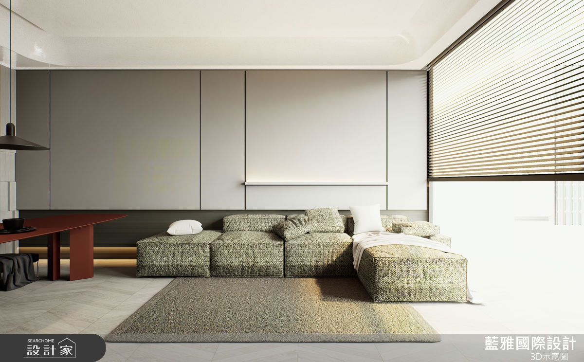27坪新成屋(5年以下)＿現代風客廳案例圖片＿藍雅國際設計＿藍雅_善化白京A2之6