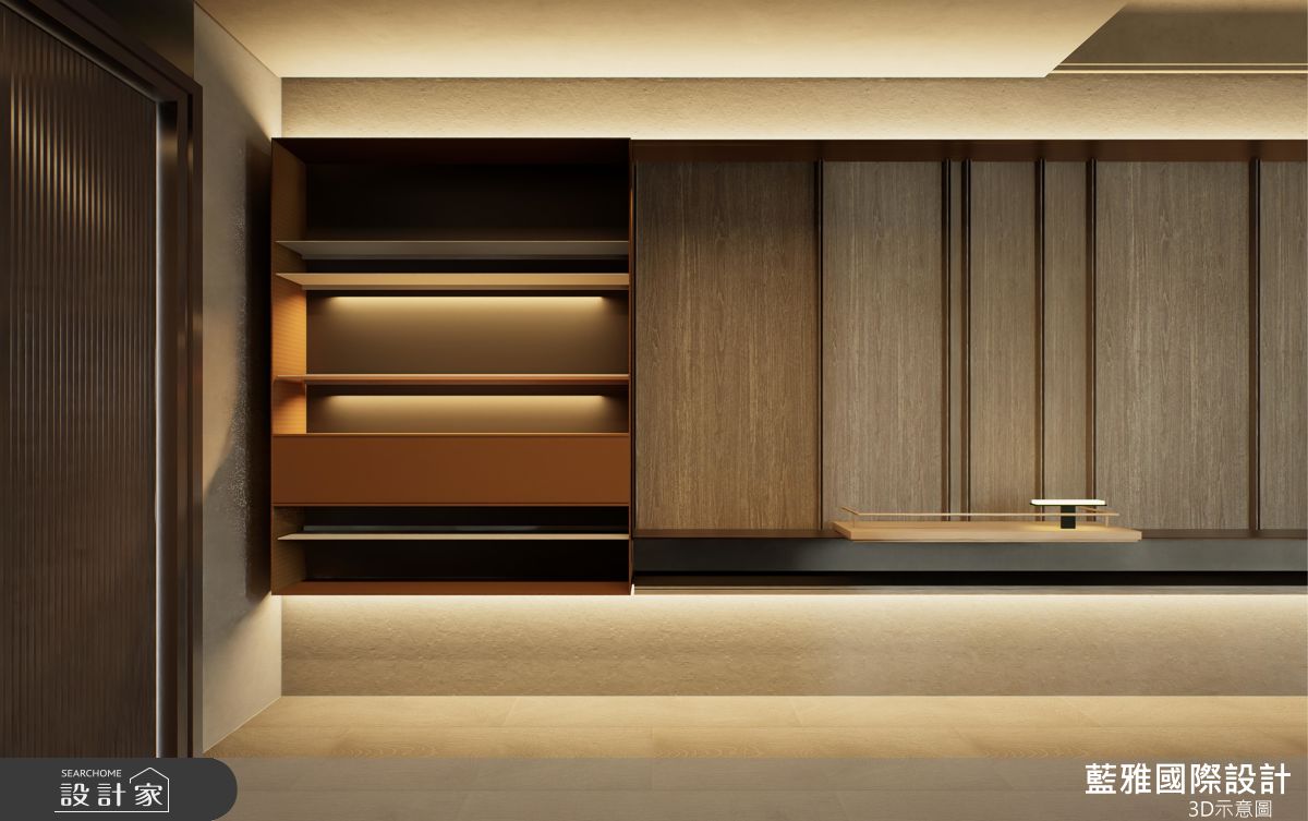 23坪新成屋(5年以下)＿現代風玄關案例圖片＿藍雅國際設計＿藍雅_善化白京A6之5