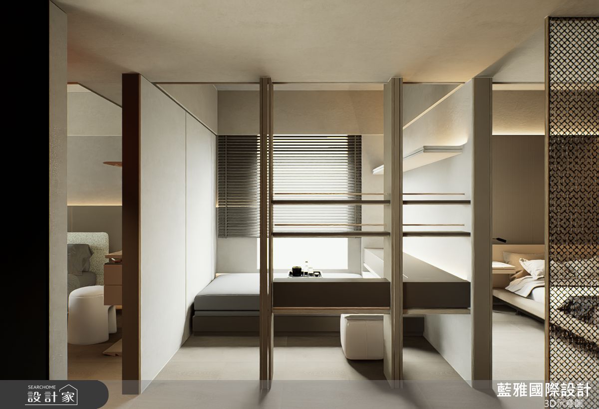 23坪新成屋(5年以下)＿現代風臥室案例圖片＿藍雅國際設計＿藍雅_善化白京A6之12