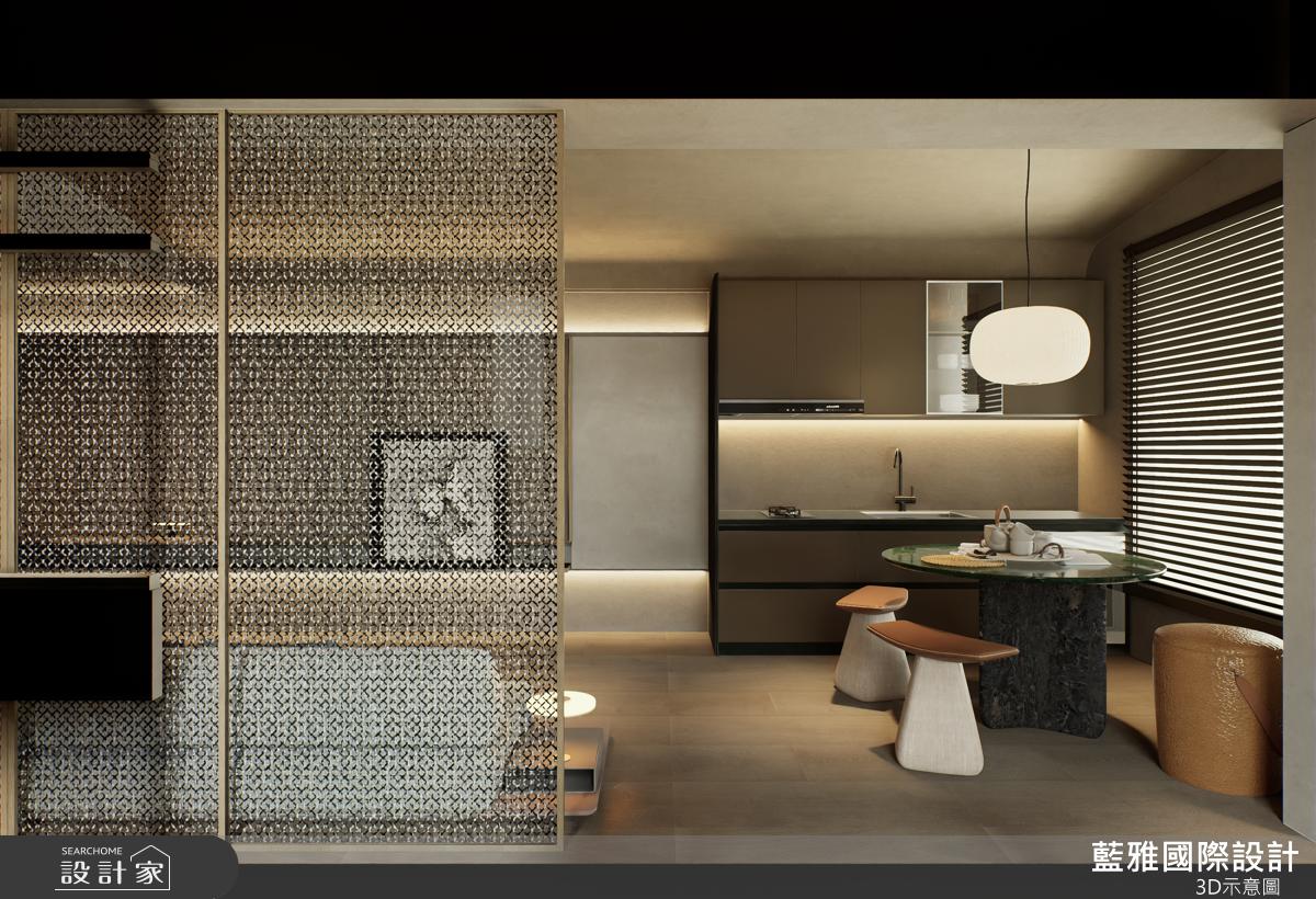 23坪新成屋(5年以下)＿現代風餐廳廚房案例圖片＿藍雅國際設計＿藍雅_善化白京A6之11