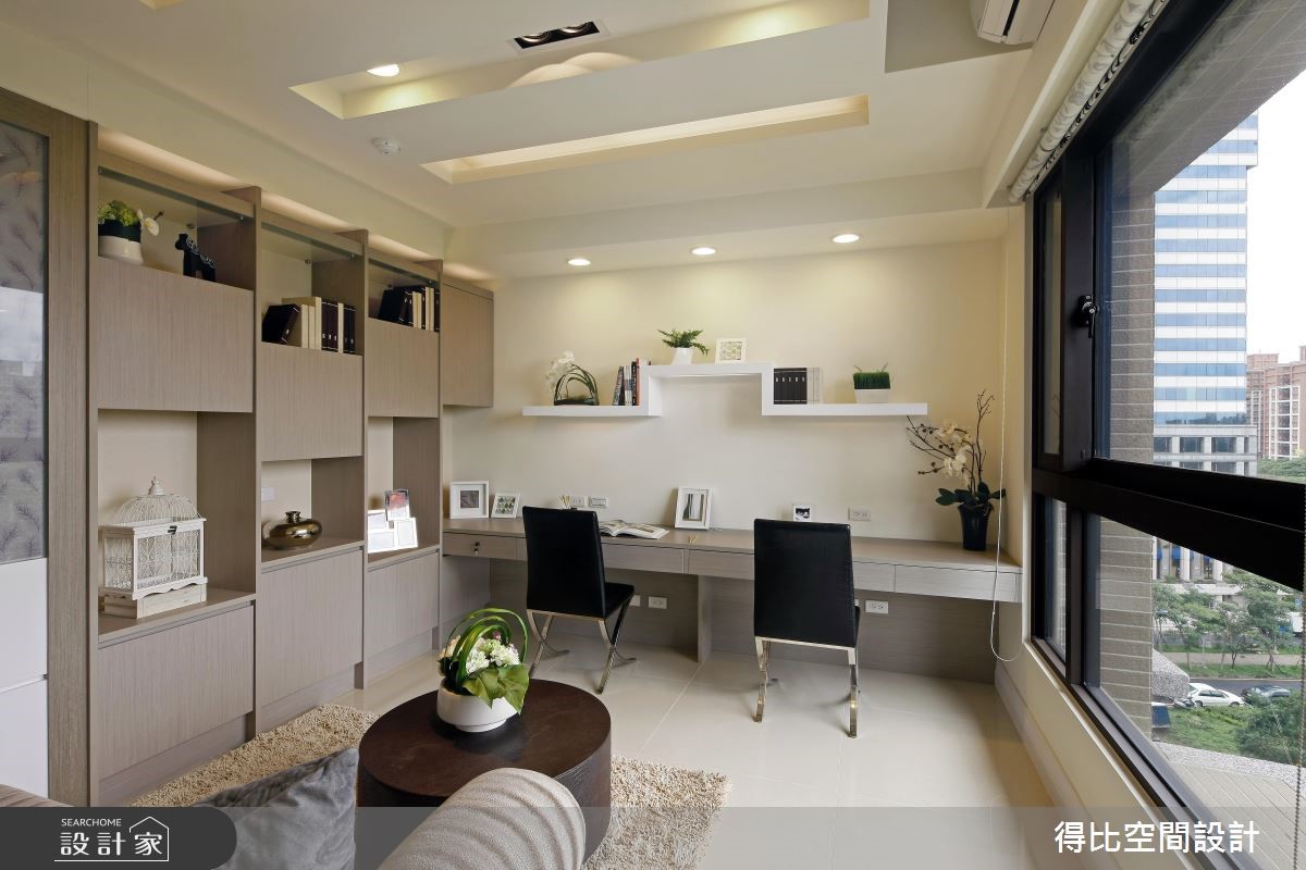 50坪新成屋(5年以下)＿新古典書房案例圖片＿得比空間設計有限公司＿得比_01之13