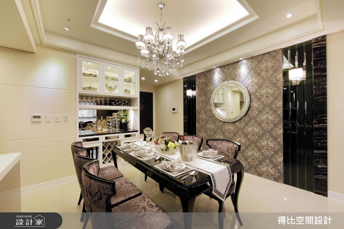 40坪新成屋(5年以下)＿新古典餐廳案例圖片＿得比空間設計有限公司＿得比_03之9