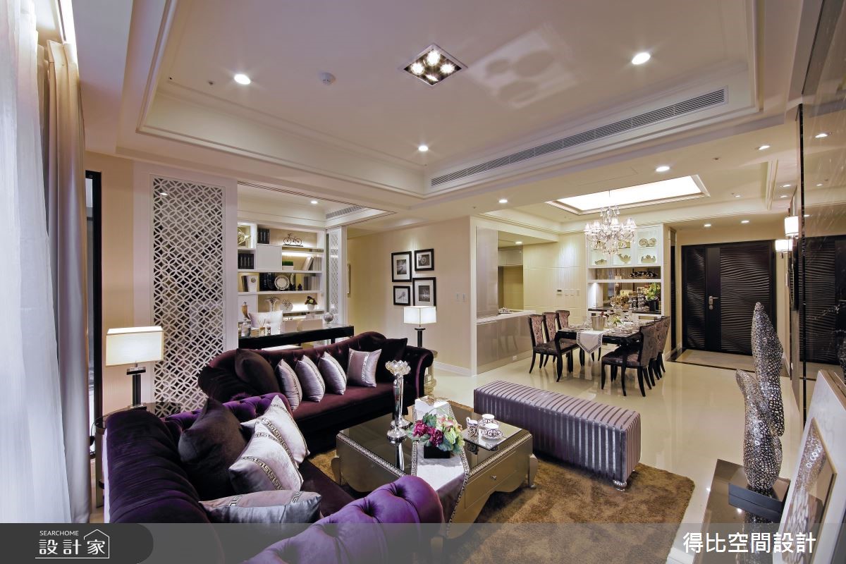 40坪新成屋(5年以下)＿新古典客廳案例圖片＿得比空間設計有限公司＿得比_03之4