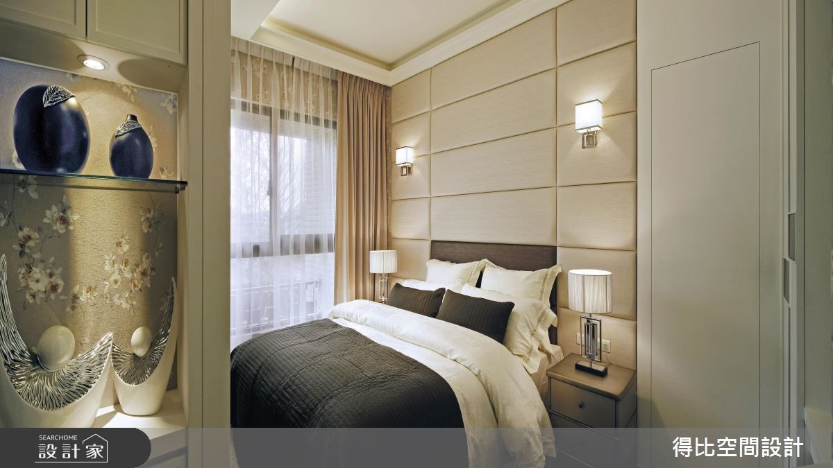 40坪新成屋(5年以下)＿新古典臥室客房案例圖片＿得比空間設計有限公司＿得比_03之17