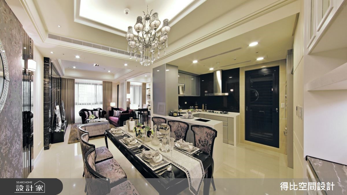 40坪新成屋(5年以下)＿新古典餐廳廚房案例圖片＿得比空間設計有限公司＿得比_03之8