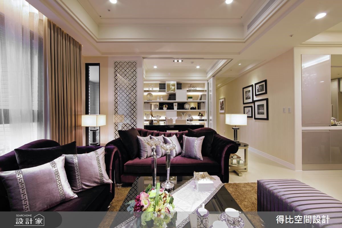 40坪新成屋(5年以下)＿新古典客廳案例圖片＿得比空間設計有限公司＿得比_03之4439