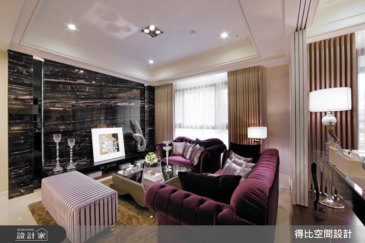 40坪新成屋(5年以下)＿新古典客廳案例圖片＿得比空間設計有限公司＿得比_03之3