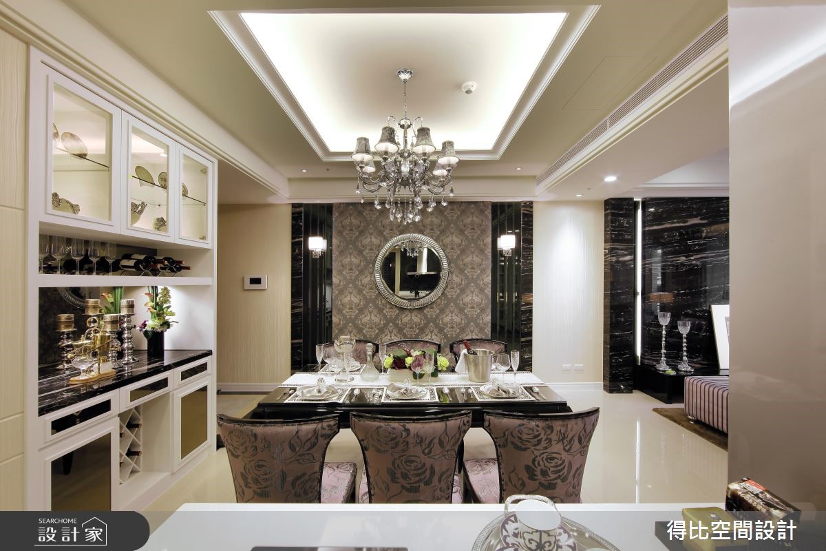 40坪新成屋(5年以下)＿新古典餐廳案例圖片＿得比空間設計有限公司＿得比_03之10