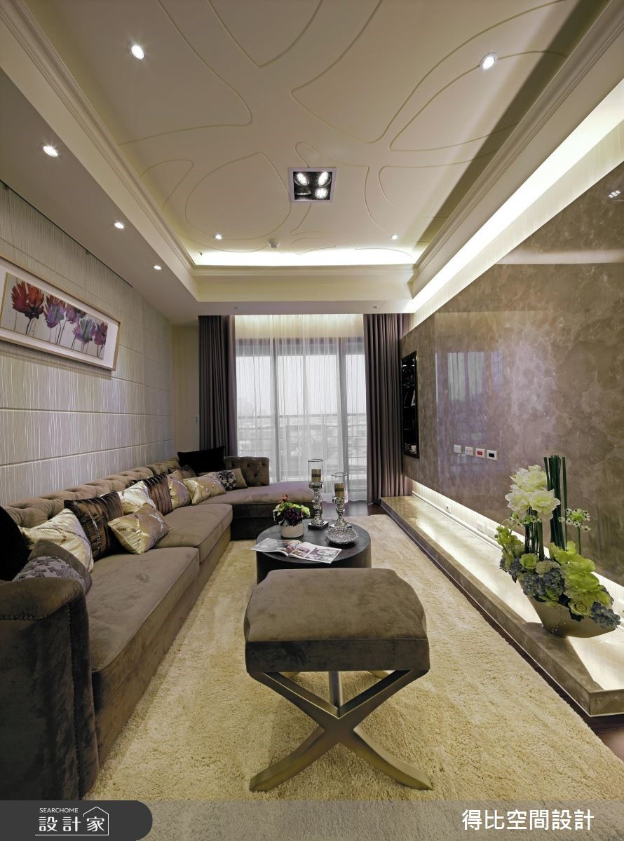 27坪新成屋(5年以下)＿現代風客廳案例圖片＿得比空間設計有限公司＿得比_05之2