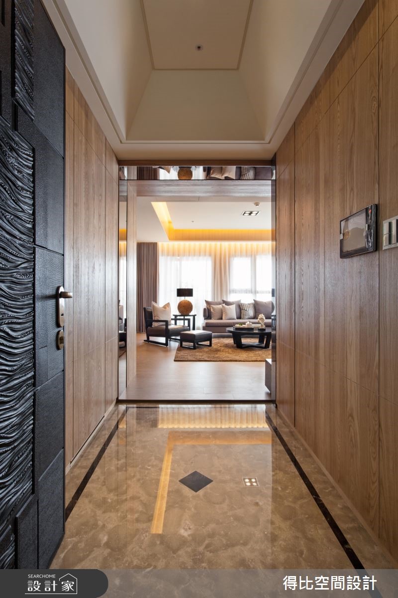 50坪新成屋(5年以下)＿休閒風玄關案例圖片＿得比空間設計有限公司＿得比_06之1