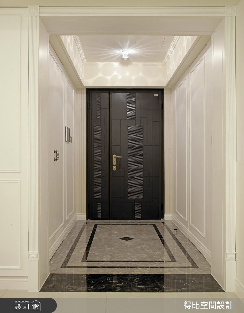 50坪新成屋(5年以下)＿新古典玄關案例圖片＿得比空間設計有限公司＿得比_07之1