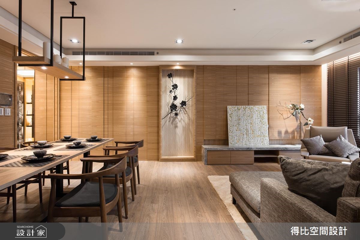 42坪新成屋(5年以下)＿現代風客廳餐廳案例圖片＿得比空間設計有限公司＿得比_08之7