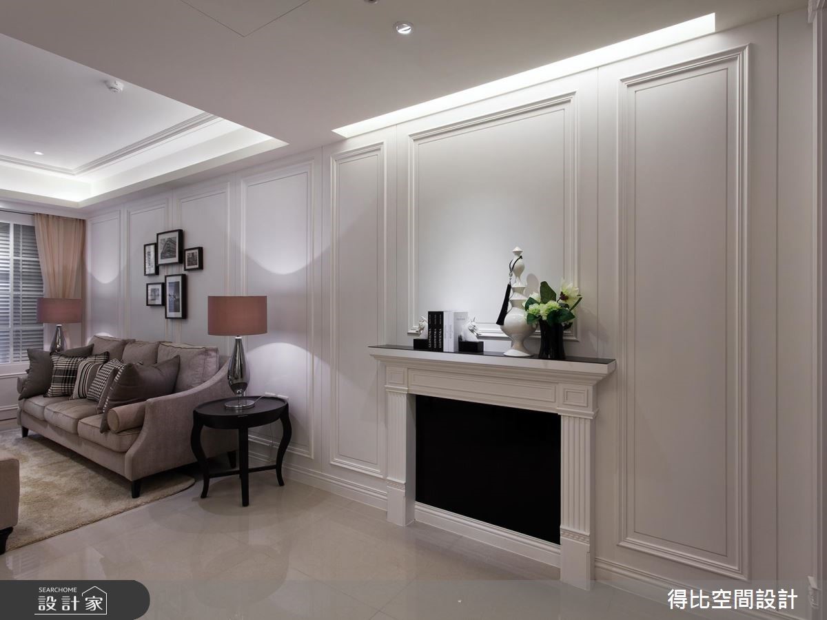 42坪新成屋(5年以下)＿美式風客廳案例圖片＿得比空間設計有限公司＿得比_09之6