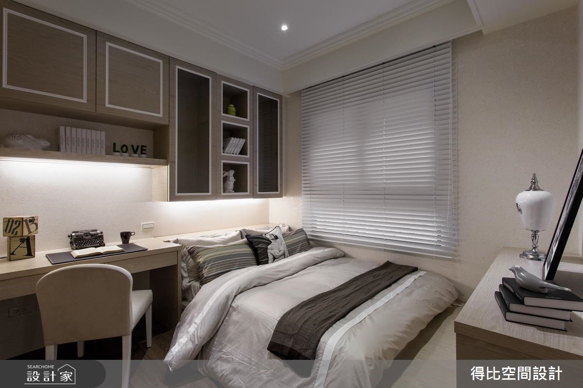 42坪新成屋(5年以下)＿美式風臥室客房案例圖片＿得比空間設計有限公司＿得比_09之19